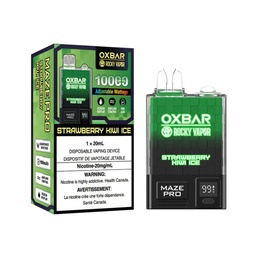 [oxb1111b] *EXCISED* Oxbar Oxbar Maze Pro 10K Strawberry Kiwi Ice Box of 5