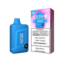 [sth1824b] *EXCISED* STLTH 8K Pro Disposable Vape 8000 Puff Blue Razz Box Of 5