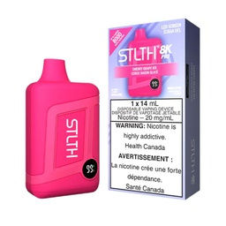 [sth1830b] *EXCISED* STLTH 8K Pro Disposable Vape 8000 Puff Cherry Grape Ice Box Of 5