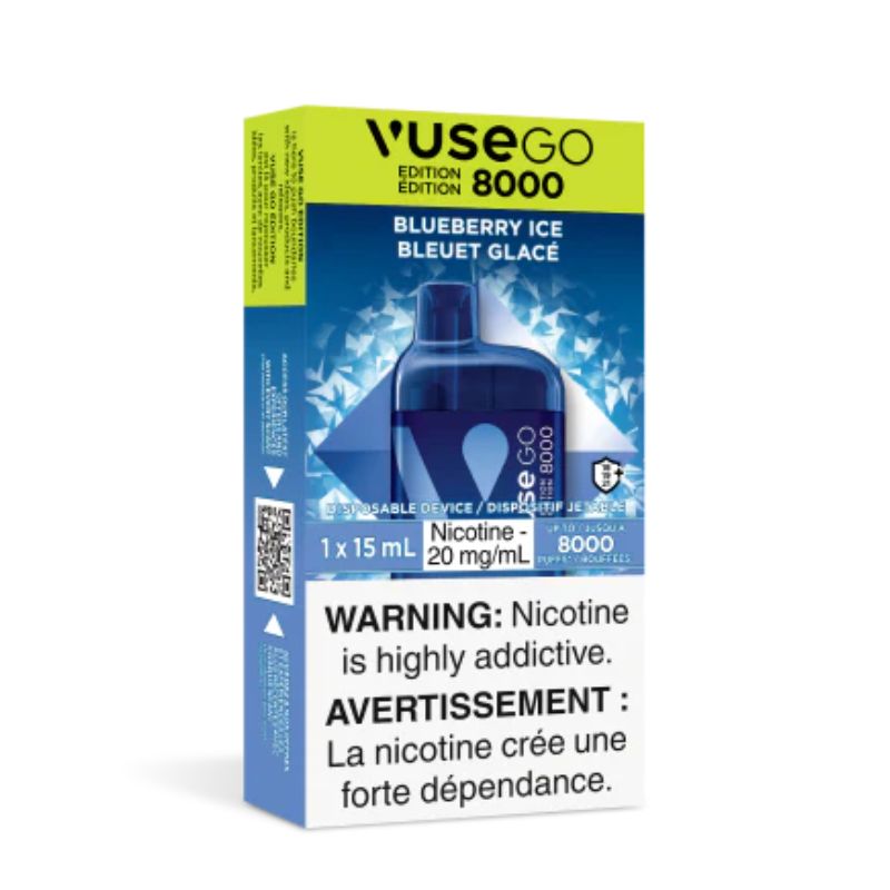 *EXCISED* Vuse GO 8000 Blueberry Ice 15ml Box of 10