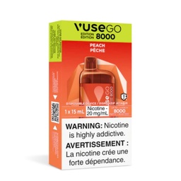 [imp205b] *EXCISED* Vuse GO 8000 Peach 15ml Box of 10