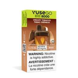 [imp206b] *EXCISED* Vuse GO 8000 Creamy Tobacco 15ml Box of 10