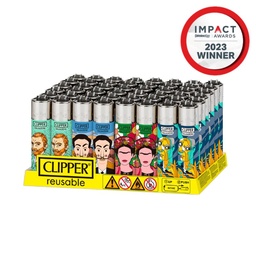 [clp036b] Lighters Clipper Artist Series Box of 48