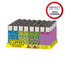 Lighters Clipper Pop Animal Print Series Box of 48