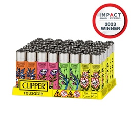 [clp040b] Lighters Clipper Strange Flowers 2 Series Box of 48