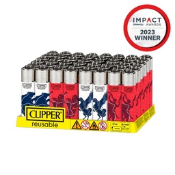 [clp042b] Lighters Clipper Galaxy 2 Series Box of 48