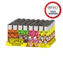Lighters Clipper Games On Fire Series Box of 48
