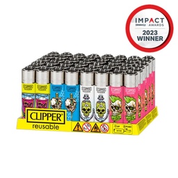 [clp044b] Lighters Clipper Bone Portraits Series Box of 48