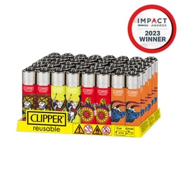 [clp047b] Lighters Clipper Mytologic Tattoo Series Box of 48