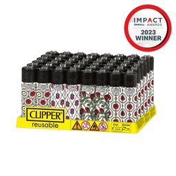 [clp048b] Lighters Clipper Rose and Gold Series Box of 48