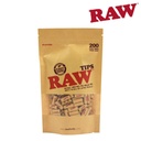 Filter Tips Raw Pre Rolled Unbleached Pack of 200