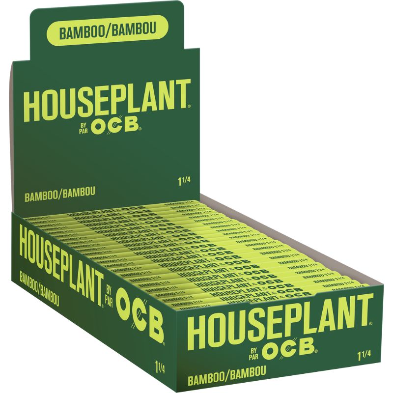 Rolling Papers Houseplant by OCB Bamboo 1.25 Box of 24