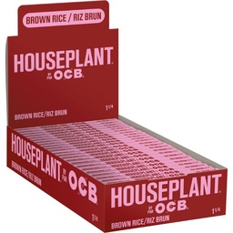 [ocb039b] Rolling Papers Houseplant by OCB Brown Rice 1.25 Box of 24