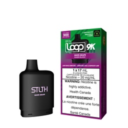 [sth2528b] STLTH Loop 2 9K Pod White Grape Box of 5