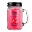 Candle Beamer Aromatic Home Series Red F*#kin' Melon Pop Large Glass Mason Jar 12oz