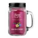 Candle Beamer Aromatic Home Series Van-Blazzberry Large Glass Mason Jar 12oz
