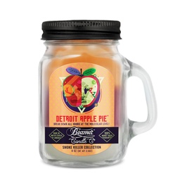 [skh3012] Candle Beamer Double Shot Smoke Killer Collection Detroit Apple Pie Small Glass Mason Jar 4oz