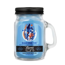 [skh3023] Candle Beamer Double Shot Smoke Killer Collection Rager High Tide Small Glass Mason Jar 4oz