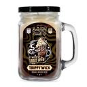 Candle Beamer TrippyWick Series F*#k3d Up Root Beer Large Glass Mason Jar 12oz