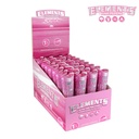 Pre Rolled Cones Elements 1.25 Pink 6 Per Pack Box of 32