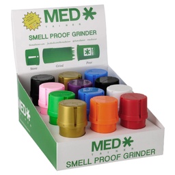 [mq210b] Grinder Storage Medtainer Assorted Color Box of 12