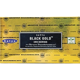 [ewt023b] Incense Satya Black Gold  15g Box of 12