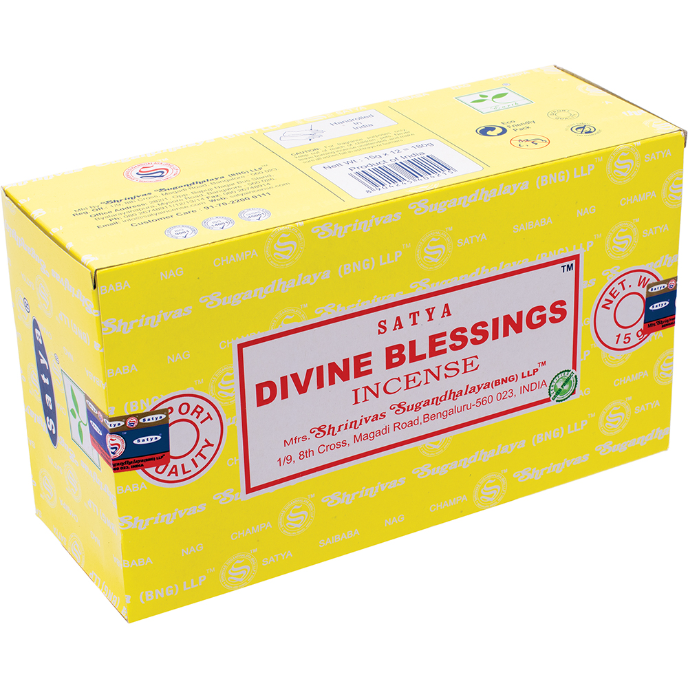 Incense Satya Divine Blessings  15g Box of 12