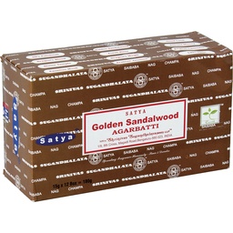 [ewt037b] Incense Satya Golden Sandalwood  15g Box of 12
