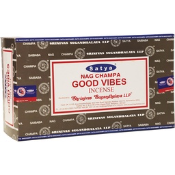 [ewt038b] Incense Satya Good Vibes  15g Box of 12