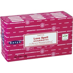 [ewt041b] Incense Satya Love Spell  15g Box of 12