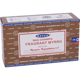 [ewt044b] Incense Satya Myrrh  15g Box of 12