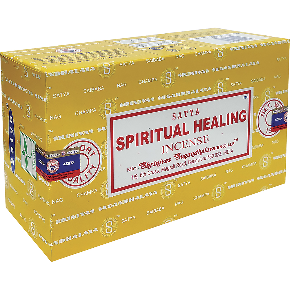 Incense Satya Spiritual Healing  15g Box of 12