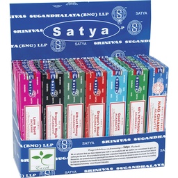 [ewt062b] Incense Satya Assorted Sata Sai Baba Collection 15g Box of 42