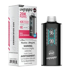 [fvb1807b-fd] Federal *EXCISED* Disposable Vape Flavour Beast Unleashed DCP 20K Epic Sour Berries Box of 5