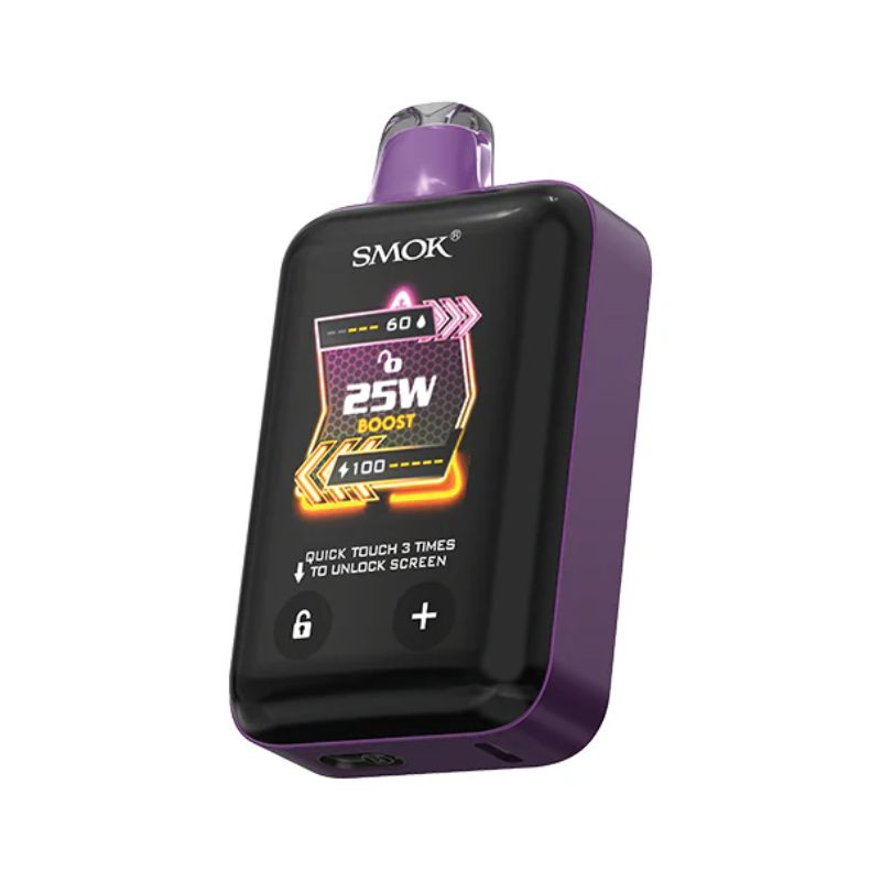 Federal *EXCISED* Disposable Vape Smok Touch 20k Grape Berry Ice Box of 4