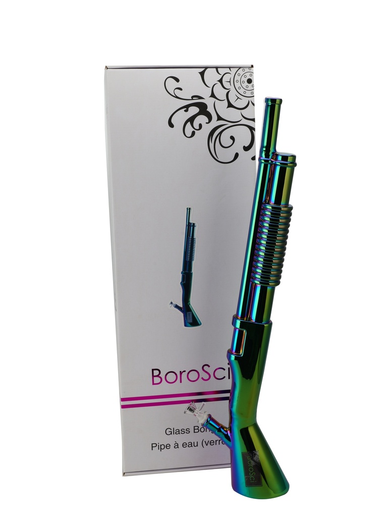 Glass Bong Borosci Metallic Shotgun 25"