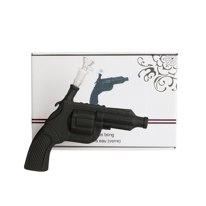 Glass Bong Borosci Pistol  10"