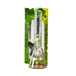 [kmg037] Glass Bong Karma 7mm Tree Perk 16"