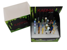 [kmga011b] Dabber Karma Assorted Glass/Stainless Tip Box of 24