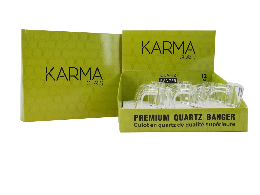 Quartz Banger Karma Thick 14mm 90 Degree Box of 12