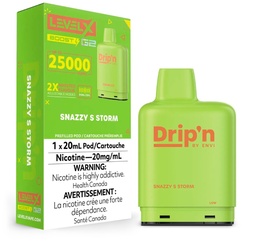[dpv1515b-ab] Alberta *EXCISED* Nicotine Pod Drip'n Level X Boost G2 Snazzy S Storm Box of 6