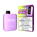 Manitoba *EXCISED* Disposable Vape STLTH Titan Max 50K White Grape Ice Box of 4