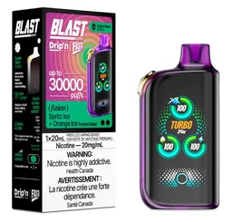 [dpv1425b-fd] "Federal *EXCISED* Disposable Vape Drip'n Envi Fasta Blast 30K Fusion Series Spritz Ice +  Orange Ice (Fusion) Box of 5"