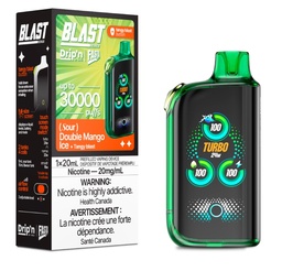 [dpv1427b-fd] Federal *EXCISED* Disposable Vape Drip'n Envi Fasta Blast 30K Sour Series Double Mango Ice (Sour) Box of 5