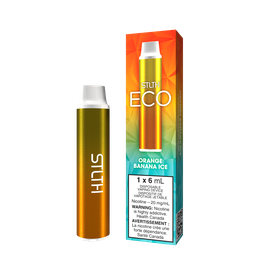 [sth3503b-on] Ontario *EXCISED* Disposable Vape STLTH ECO Orange Banana Ice  Box of 6