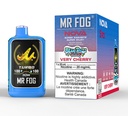 Federal *EXCISED* Disposable Vape Mr Fog NOVA Blue Razz Steezy Very Cherry Box of 5