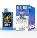 Federal *EXCISED* Disposable Vape Mr Fog NOVA Blue Razz Steezy Blueberry Box of 5