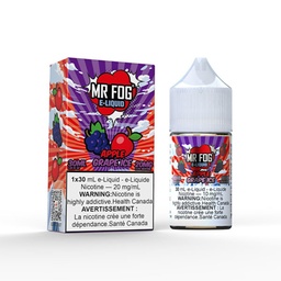 Manitoba *EXCISED* Nicotine Liquid Mr Fog Salt Apple Grape Ice