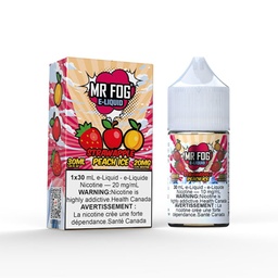 Manitoba *EXCISED* Nicotine Liquid Mr Fog Salt Strawapple Peach Ice