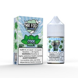 Manitoba *EXCISED* Nicotine Liquid Mr Fog Salt Cool Mint